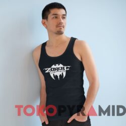 Rare Vintage 90s Zorlac Skateboards Logo Tee Man Black Tanktop