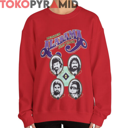 Rare Vintage Alabama Member Fan Club Shirt