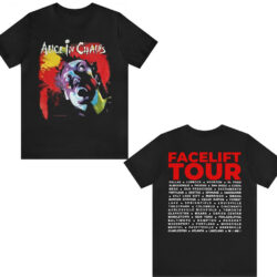 Rare Vintage Alice In Chains 1990 Facelift Tour 2-Sided Shirt 8 Rare Vintage Alice In Chains 1990 Facelift Tour 2 Sided