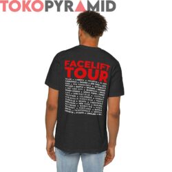 Rare Vintage Alice In Chains 1990 Facelift Tour 2-Sided Shirt 2 Rare Vintage Alice In Chains 1990 Facelift Tour 2 Sided