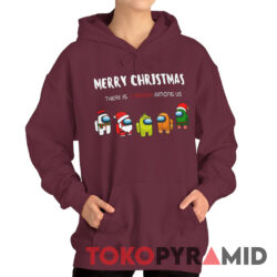 Rare Vintage Among Us Character Trending Christmas There Is A Grinch Among Us Hoodie