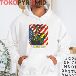 Rare Vintage Anthrax I Am The Law Shirt