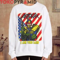 Rare Vintage Anthrax I Am The Law Shirt