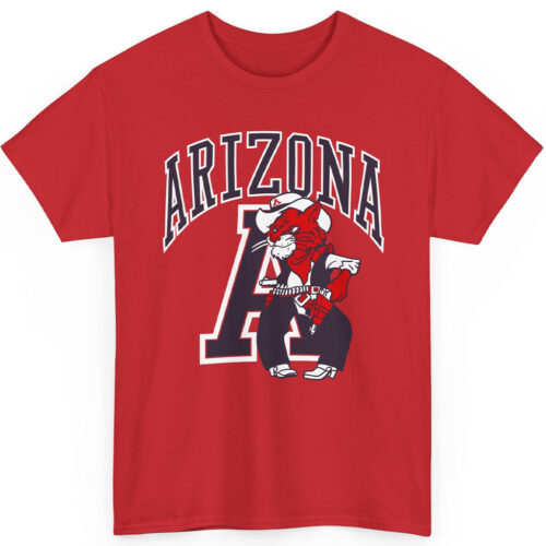 Rare Vintage Arizona Wildcats Mascot Logo Shirt