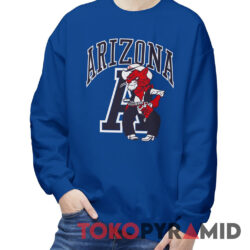 Rare Vintage Arizona Wildcats Mascot Logo Sweatshirt