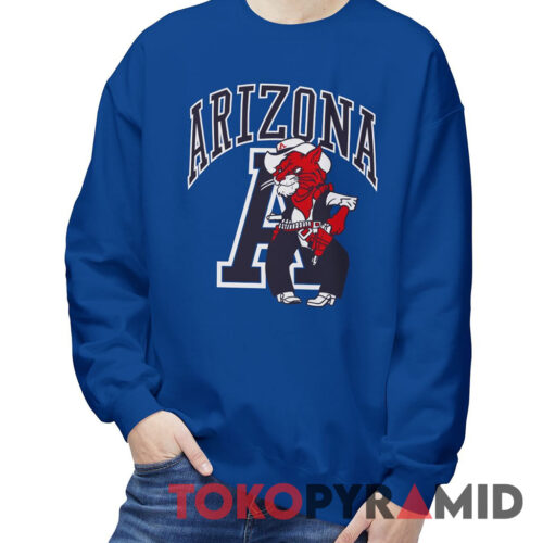 Rare Vintage Arizona Wildcats Mascot Logo Sweatshirt