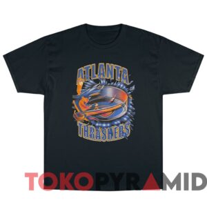 Rare Vintage Atlanta Thrashers Hockey Nhl Tee Black T shirt