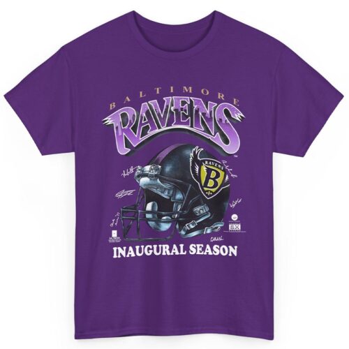 Rare Vintage Baltimore Ravens Inaugural Season Shirt
