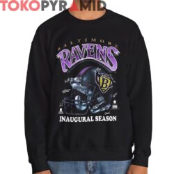 Rare Vintage Baltimore Ravens Inaugural Season Shirt