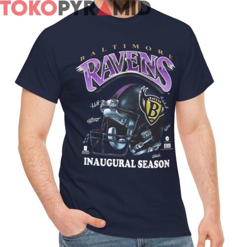 Rare Vintage Baltimore Ravens Inaugural Season Shirt
