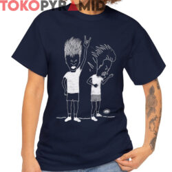 Rare Vintage Beavis And Butt Head Rock Sketch Shirt