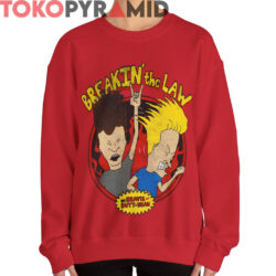 Rare Vintage Beavis And Butthead Breakin The Law Shirt 2 Rare Vintage Beavis And Butthead Breakin The Law Shirt