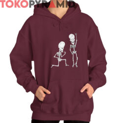 Rare Vintage Beavis and Butt-head Skeleton Rock Shirt 3 Rare Vintage Beavis and Butt head Skeleton Rock Shirt