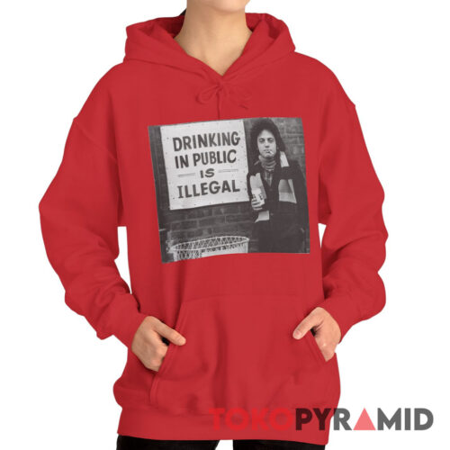 Rare Vintage Billy Joel Drinking In Public Is Illegal Hoodie