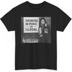 Rare Vintage Billy Joel Drinking In Public Is Illegal Shirt