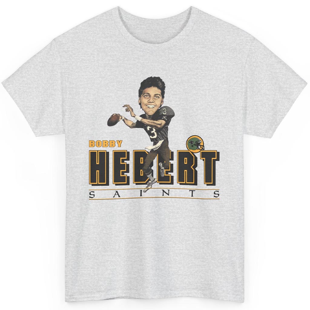 Rare Vintage Bobby Hebert New Orleans Saints Shirt Rare Vintage Bobby Hebert New Orleans Saints Shirt
