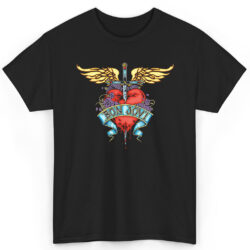 Rare Vintage Bon Jovi Heart Shirt