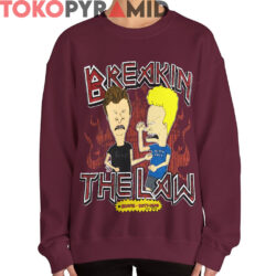 Rare Vintage Breakin The Law Beavis And Butthead Shirt 2 Rare Vintage Breakin The Law Beavis And Butthead Shirt