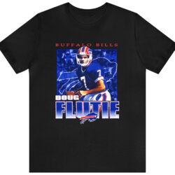 Rare Vintage Buffalo Bills Doug Flutie T-shirt 5 Rare Vintage Buffalo Bills Doug Flutie T shirt