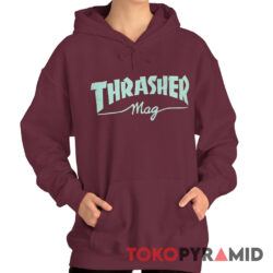 Rare Vintage Camiseta Thrasher Mag Feminina Logo Hoodie