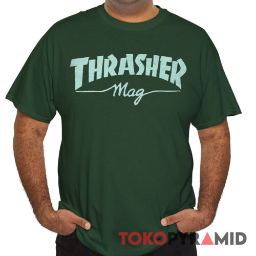 Rare Vintage Camiseta Thrasher Mag Feminina Logo Shirt