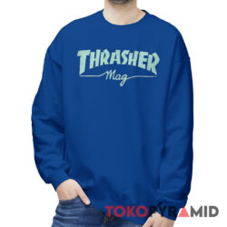 Rare Vintage Camiseta Thrasher Mag Feminina Logo Sweatshirt