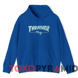 Rare Vintage Camiseta Thrasher Mag Feminina Logo Tee 3 Rare Vintage Camiseta Thrasher Mag Feminina Logo Tee Royal Hoodie
