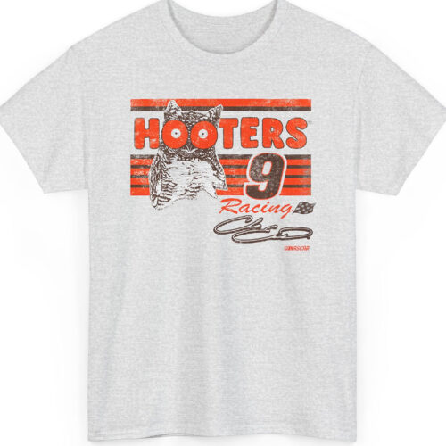 Rare Vintage Chase Elliott 9 Hooters Nascar T-shirt