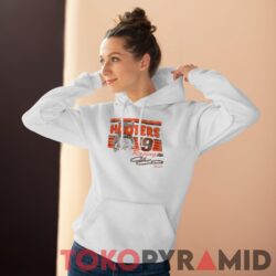 Rare Vintage Chase Elliott 9 Hooters Nascar T shirt White Hoodie