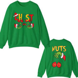 Rare Vintage Chest Nuts Grinch Christmas 2 Sided