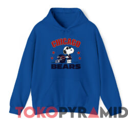 Rare Vintage Chicago Bears Snoopy T-shirt 3 Rare Vintage Chicago Bears Snoopy T shirt Blue Hoodie