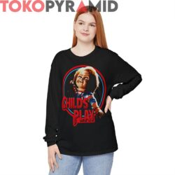 Rare Vintage Child's Play Chucky Shirt 4 Rare Vintage Childs Play Chucky Long Sleeve T Shirt