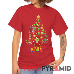 Rare Vintage Christmas Tree The Grinch Santa Tee