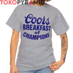 Rare Vintage Coors Breakfast Of Champions Shirt