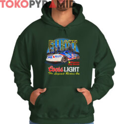 Rare Vintage Coors Light Bill Elliott Winston Cup Shirt