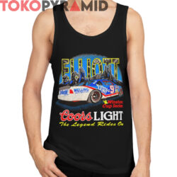 Rare Vintage Coors Light Bill Elliott Winston Cup Shirt