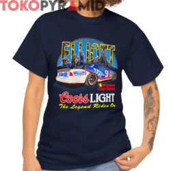 Rare Vintage Coors Light Bill Elliott Winston Cup Shirt