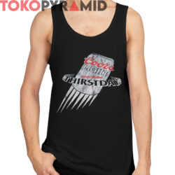 Rare Vintage Coors Light Silver Bullet Thirstday Shirt