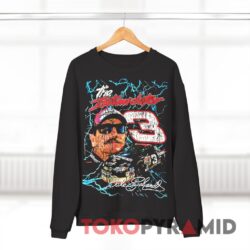 Rare Vintage Dale Earnhardt 3 Nascar The Intimidator T shirt Black Sweatshirt