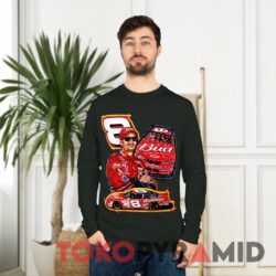 Rare Vintage Dale Earnhardt Jr. 8 Nascar Budweiser T-shirt 4 Rare Vintage Dale Earnhardt Jr. 8 Nascar Budweiser Black Long sleeved