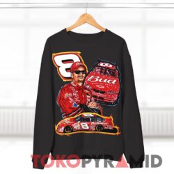 Rare Vintage Dale Earnhardt Jr. 8 Nascar Budweiser T-shirt 3 Rare Vintage Dale Earnhardt Jr. 8 Nascar Budweiser Black Sweatshirt