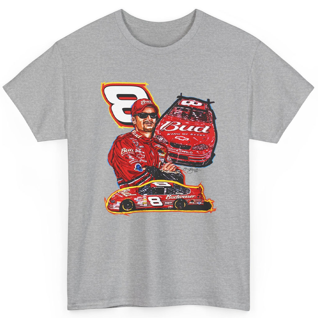 Rare Vintage Dale Earnhardt Jr. 8 Nascar Budweiser T-shirt Rare Vintage Dale Earnhardt Jr. 8 Nascar Budweiser T-shirt