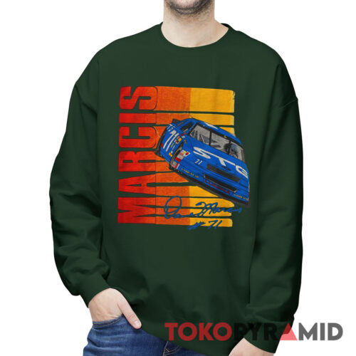 Rare Vintage Dave Marcis 71 Nascar Racing Sweatshirt