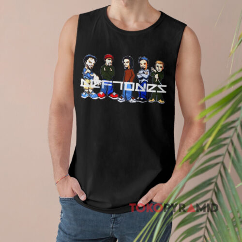 Rare Vintage Deftones Band Cartoon Tank Top Rare Vintage Deftones Band Cartoon Tank Top
