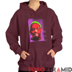 Vintage Dennis Rodman Show Your Colors 2-Sided Shirt 4 Rare Vintage Dennis Rodman Show Your Colors 2 Sided Shirt