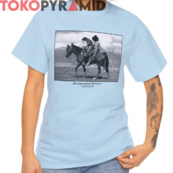 Rare Vintage Designated Driver Santa FE Shirt Horse Dog Cowboy