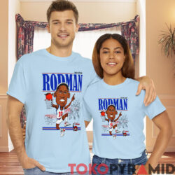 Rare Vintage Detroit Pistons Dennis Rodman The Worm Shirt