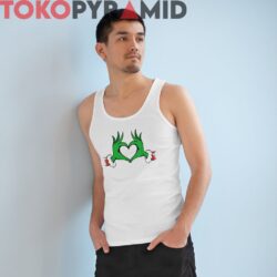 Rare Vintage Dr. Seuss Grinch Heart Hands Sweatshirt 3 Rare Vintage Dr Seuss Grinch Heart Hands Sweatshirt