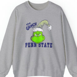 Rare Vintage Dr. Seuss The Grinch Penn State Sweatshirt 5 Rare Vintage Dr Seuss The Grinch Penn State Sweatshirt Grey Sweatshirt