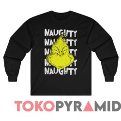 Rare Vintage Dr.Seuss Naughty Grinch Sweatshirt 4 Rare Vintage Dr.seuss Naughty Grinch Sweater Black Long sleeved